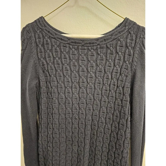 Nautica Navy Womens Cable Knit Pullover Sweater- Size Small-No flaws. No defects - Picture 6 of 8